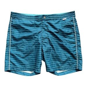 Ibiza Ocean Club Blue Striped Swim Shorts